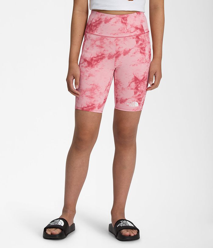 The North Face Bottoms Meisjes Printed Never Stop Bike Korte HCWA90247 - Roze